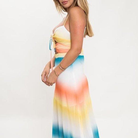 BRAND NEW summer ombre maxi dress - Picture 2 of 4